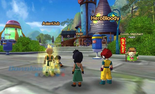 Giao diện game Bảy viên ngọc rồng