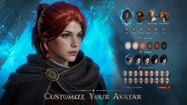 Tùy chỉnh diện mạo anh hùng của bạn trong game Dragonheir: Silent Gods