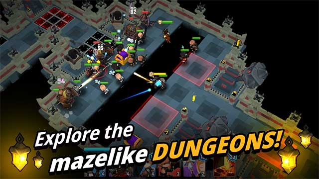 Triệu hồi các anh hùng và tránh bẫy để chinh phục boss mạnh mẽ