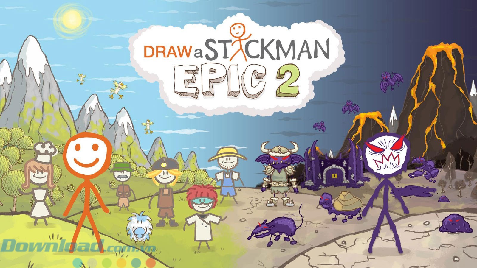 Game giải đố Draw a Stickkman Epic 2