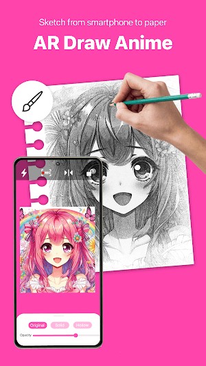 Draw Anime Sketch cho bạn vẽ tranh anime bằng công nghệ AR
