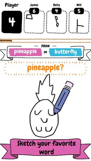 Chọn vẽ một chủ đề để AI đoán