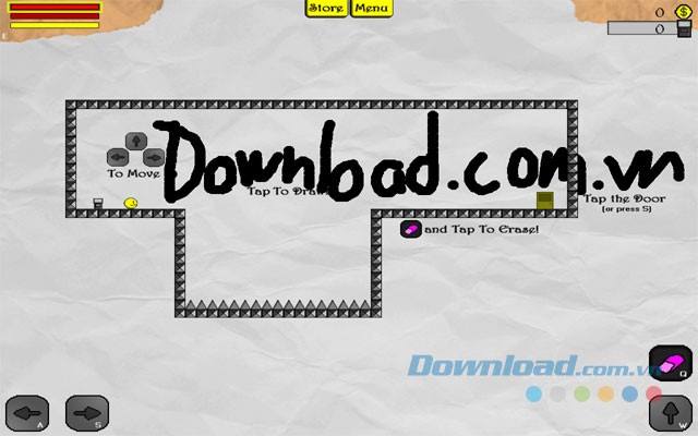 Giao diện game Draw Me A Path cho Windows 8