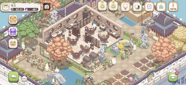 Tận hưởng cuộc sống nhẹ nhàng, vui nhộn trong game 梦幻的城