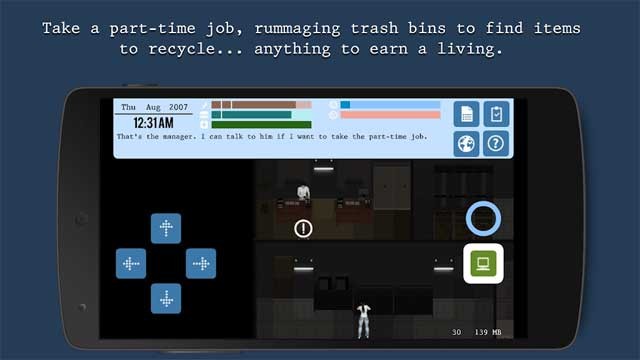 Tìm việc, lục rác để tìm đồ tái chế,... bất cứ việc gì để kiếm sống