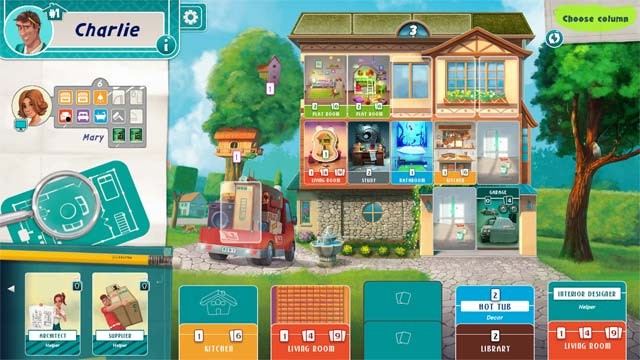 Dream Home được phát triển theo phong cách board game độc đáo