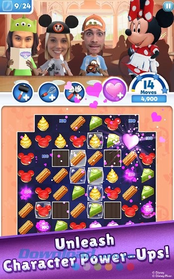 Thu thập bổ trợ trong game Dream Treats