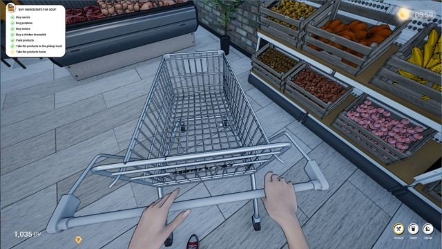 Mua sắm nhu yếu phẩm tại cửa hàng