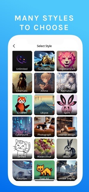 Khám phá và lựa chọn giữa nhiều phong cách hình ảnh khác nhau