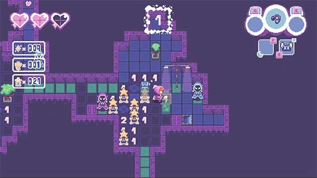 Dreamsweeper kết hợp giữa thể loại Dungeon Crawler và Minesweeper Roguelike
