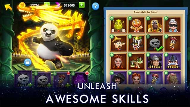 Mở khóa những kỹ năng đặc biệt của các anh hùng trong DreamWorks Universe of Legends for Android