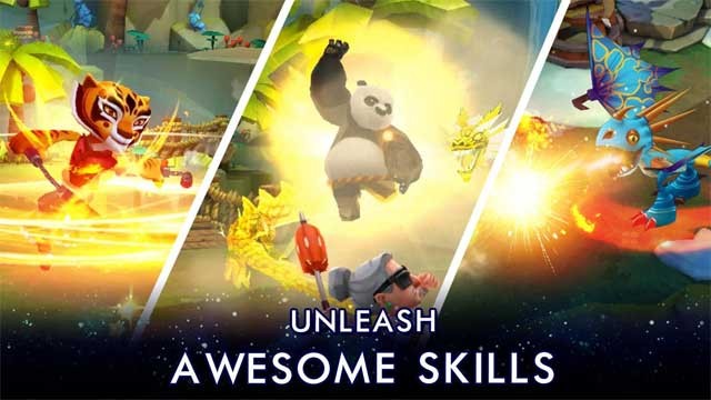 Mỗi anh hùng trong DreamWorks Universe of Legends sở hữu bộ kỹ năng độc đáo riêng