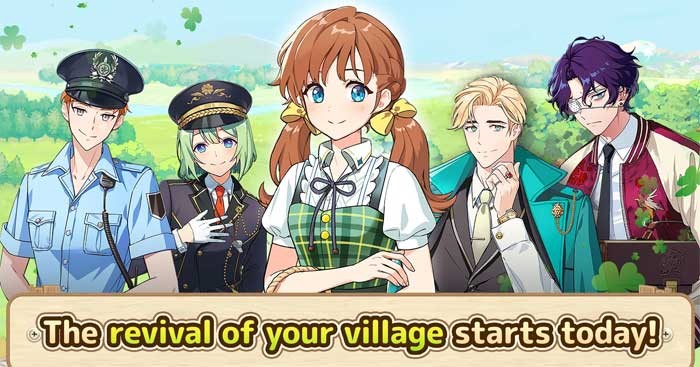Dreamy Clover Town cho Android có đồ họa đáng yêu cùng gameplay hẹn hò thú vị
