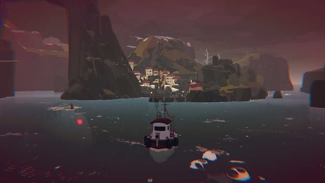 Bạn lái chiếc thuyền đánh cá cũ kỹ của mình khám phá từng hòn đảo