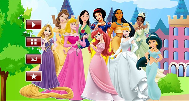 Game thời trang công chúa Disney