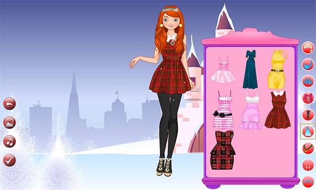 Thay đồ và chọn phụ kiện, kiểu tóc cho công chúa tóc xù