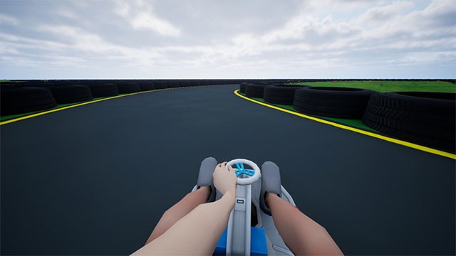 Lựa chọn giữa đua xe kart cạnh tranh 9 người hoặc lái xe thư giãn trên bản đồ của Drift Gang