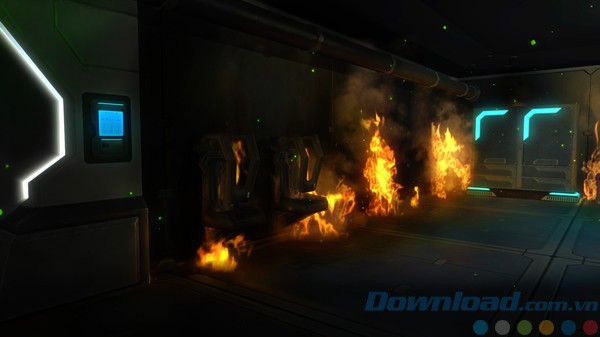 Tìm chỗ bị cháy trên con tàu