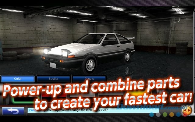 Garage trong Drift Spirits cho Android