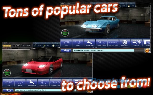 Quy trình nâng cấp xe trong Drift Spirits cho Android