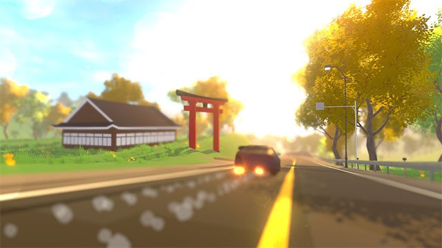 Đường đua trong Drifting King được lấy cảm hứng từ những cung đường Nhật Bản