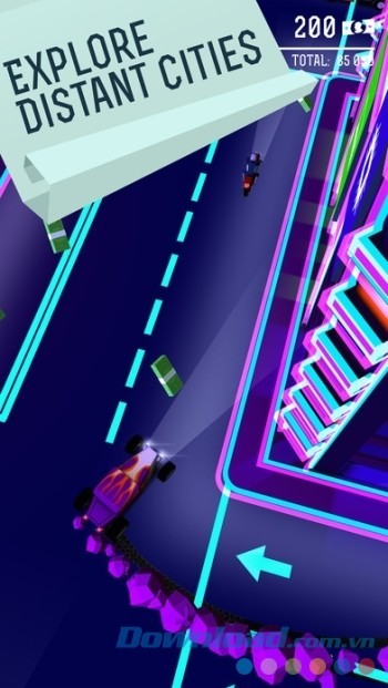 Tham gia đường đua bất tận trong Drifty Chase