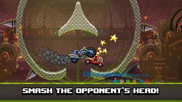 Đâm vào đầu xe đối thủ