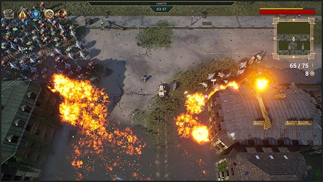 Driveloop là sự pha trộn giữa game đua xe bắn súng với chiến lược sinh tồn hỗn loạn