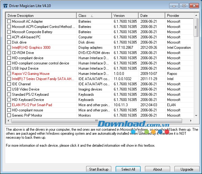 Driver Magician Lite trên Windows