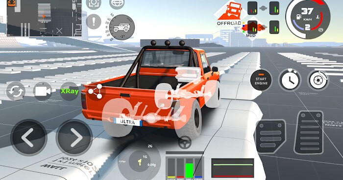 DriveX Car Crash Simulator là một trò chơi mô phỏng đua xe sống động