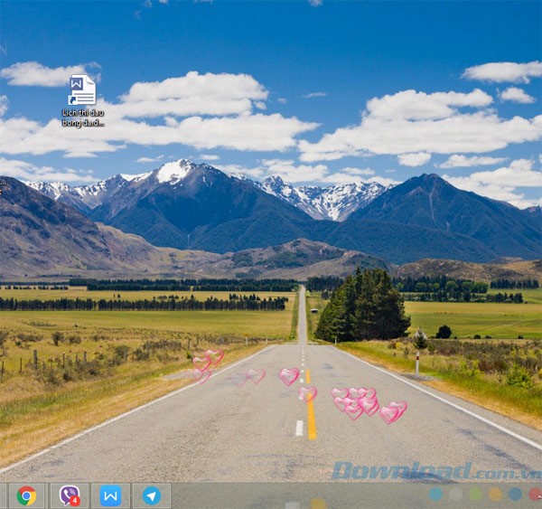 Hiệu ứng trái tim khi nhấp chuột với Drobz