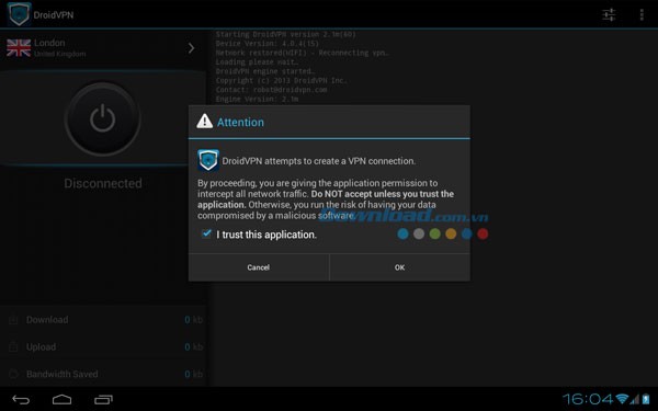 DroidVPN for Android