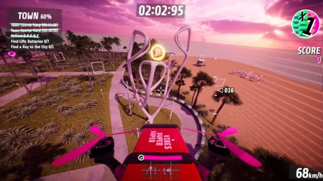 Điều khiển drone chinh phục các bản đồ đa dạng trong Drone District game