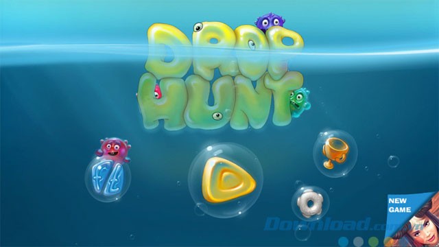 Game giải đố hại não Drop Hunt