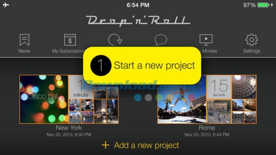Drop'n'Roll cho iOS