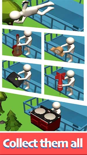 Thu thập các vật dụng để ném