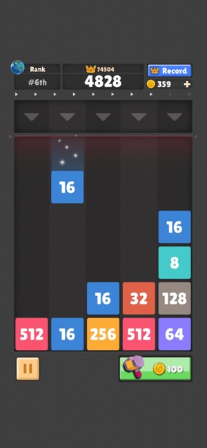 Thả rơi ô số để hợp nhất