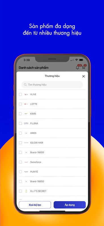 Đối tác nhiều thương hiệu lớn