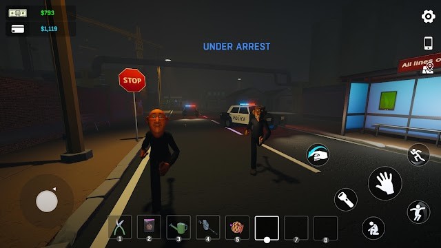 Trốn chạy khỏi lực lượng chức năng trong game Drug Dealer Schedule Game