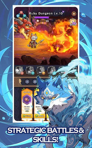 Tham gia các trận đánh chiến lược, giải phóng kỹ năng của bạn