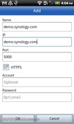 DS finder cho Android - Giám sát DiskStation