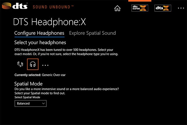 Nên đeo tai nghe để có chất lượng âm thanh tốt nhất với DTS Headphone:X