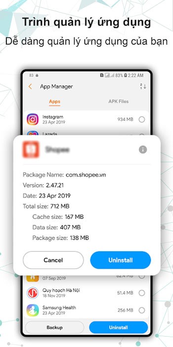 Quản lý ứng dụng