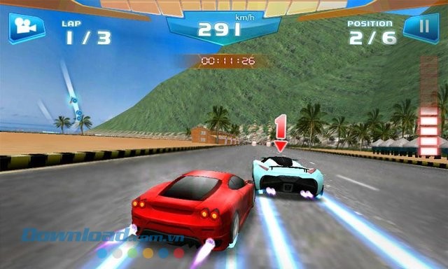 Giao diện game Fast Racing 3D
