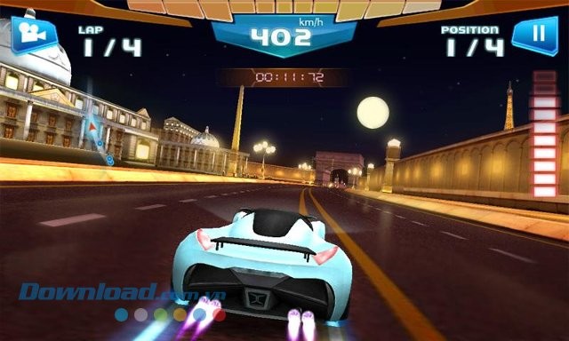 Mãn nhãn với các địa điểm đua xe cực chất trong game Fast Racing 3D