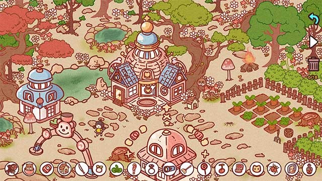 Mỗi vật phẩm cần tìm sẽ được chia thành hai phần một cách khéo léo