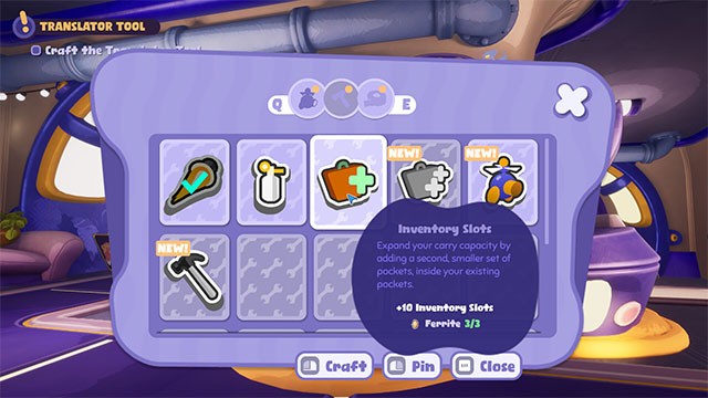 Thu thập tài nguyên để chế tạo công cụ, tiện ích trên hành trình khám phá vũ trụ rộng lớn