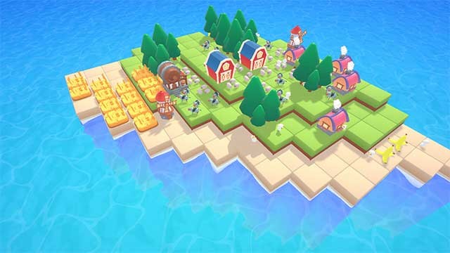 Xây dựng những ngôi nhà và công trình mới để tăng số lượng vịt trên đảo