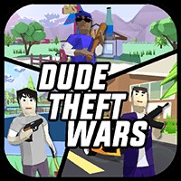 Dude Theft Wars Android 0.9.0.9f6: Game FPS Cướp Đường Phố Vui Nhộn