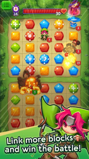 Duel Summoners kết hợp giữa thể loại hành động nhiều người chơi, giải đố match-3 và triệu hồi các anh hùng